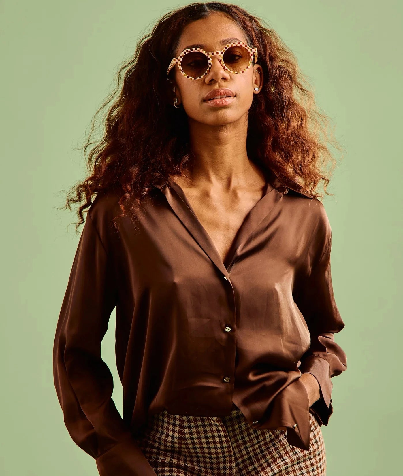 Georgie Toasted Moxie Sunglasses Sardine 
