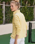 Patrick Popover Fleece Henley Canary Tops - Sweatshirts Frank & Eileen 