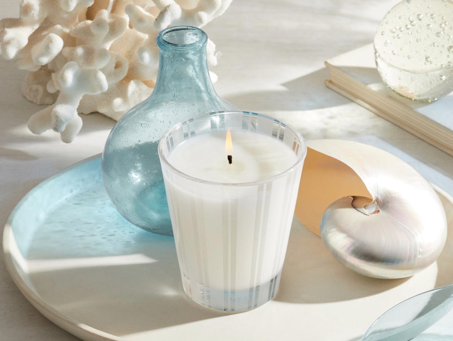 Classic Candle 8 oz. Ocean Mist & Sea Salt Accessories - Candles & Diffusers NEST 