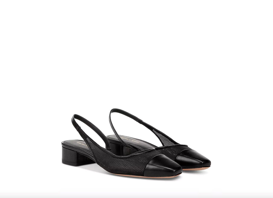 Cecile Slingback Black Shoes - Pumps - Low Veronica Beard - Shoes 