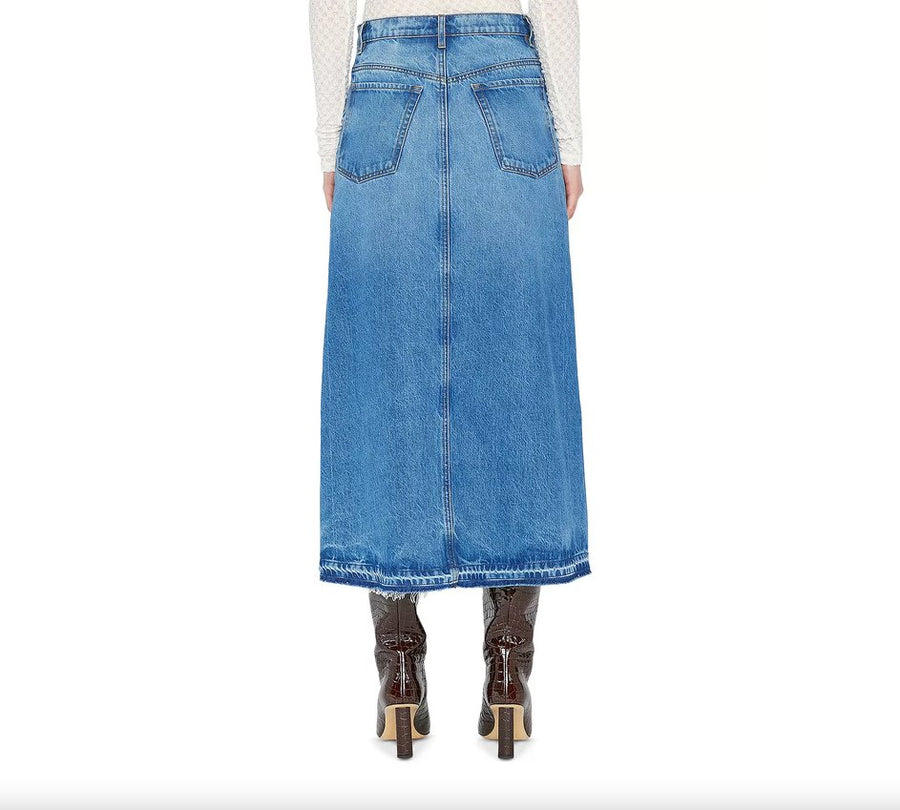 The Midaxi Skirt Angled Seam Del Amo Skirts - long Frame 