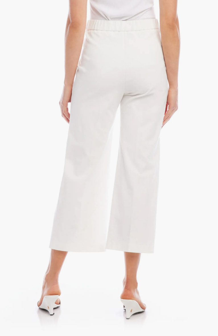 Neptune Cropped Pants Off White
