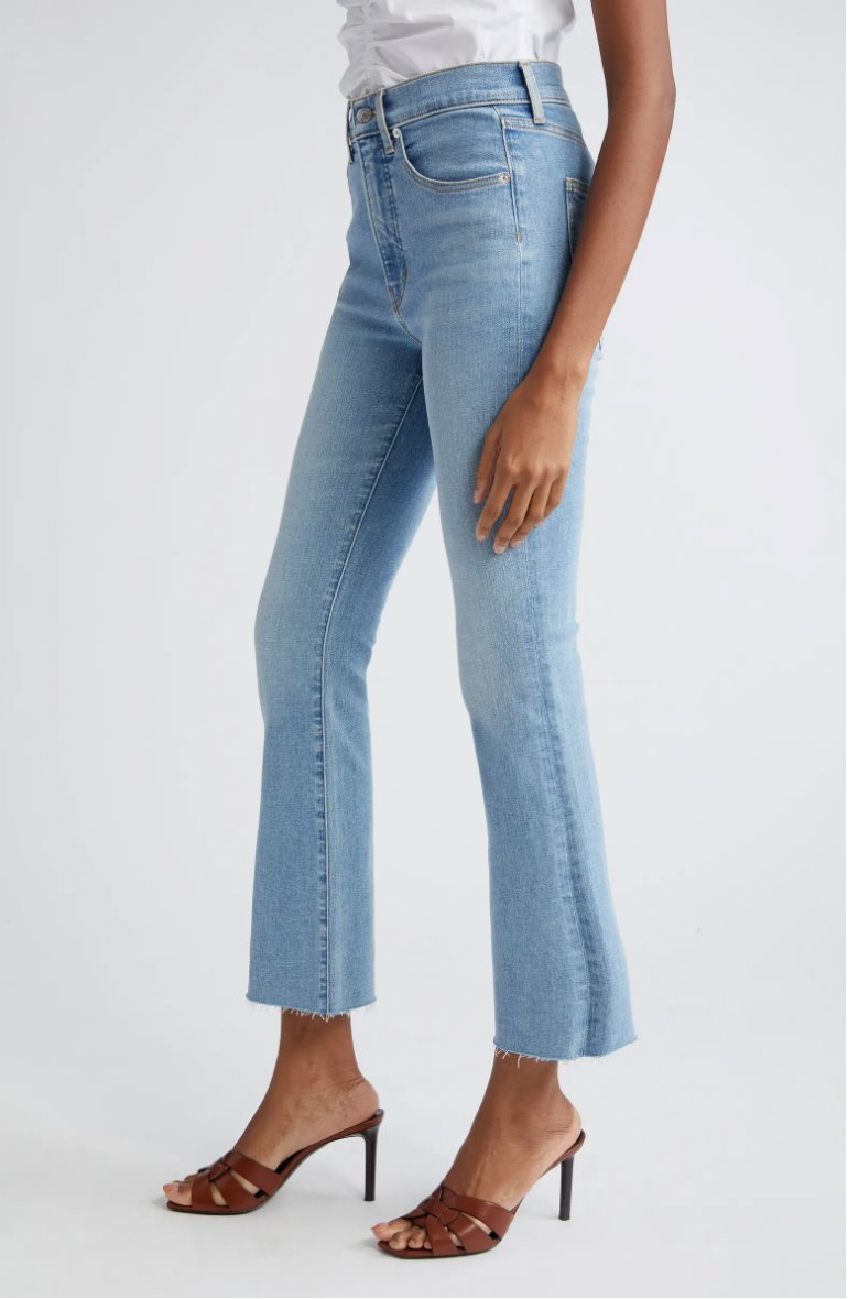 Carolina Ankle Skinny Flare Nova Denim - Cropped &amp; Ankle Veronica Beard 