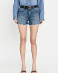 The Vintage Relaxed Short Raw Fray Libra