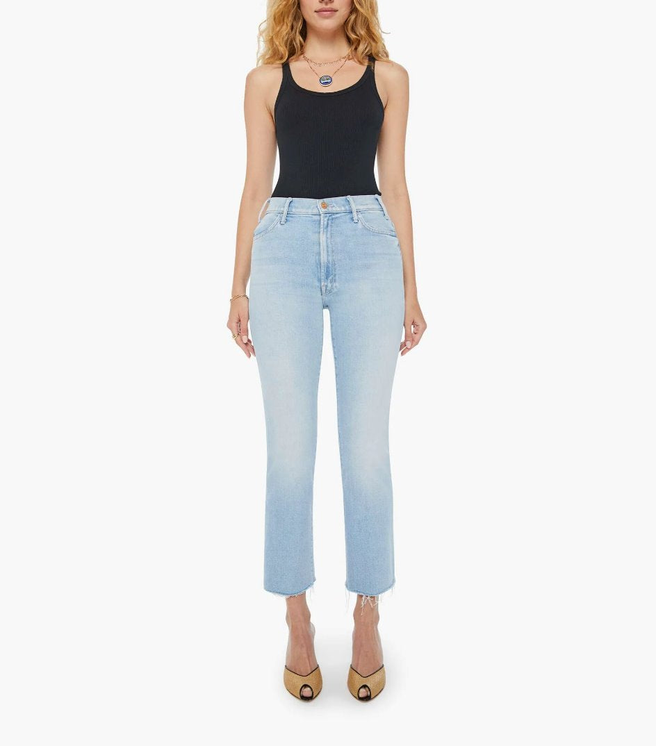 The Hustler Ankle Fray Lost Art Denim - Cropped & Ankle Mother 