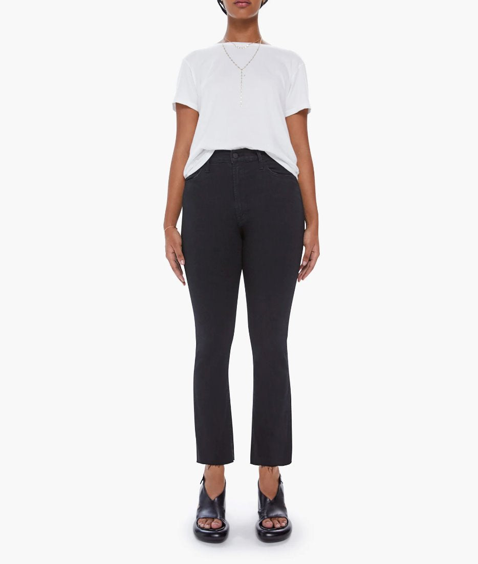 The Hustler Ankle Fray Not Guilty Denim - Cropped &amp; Ankle Mother 