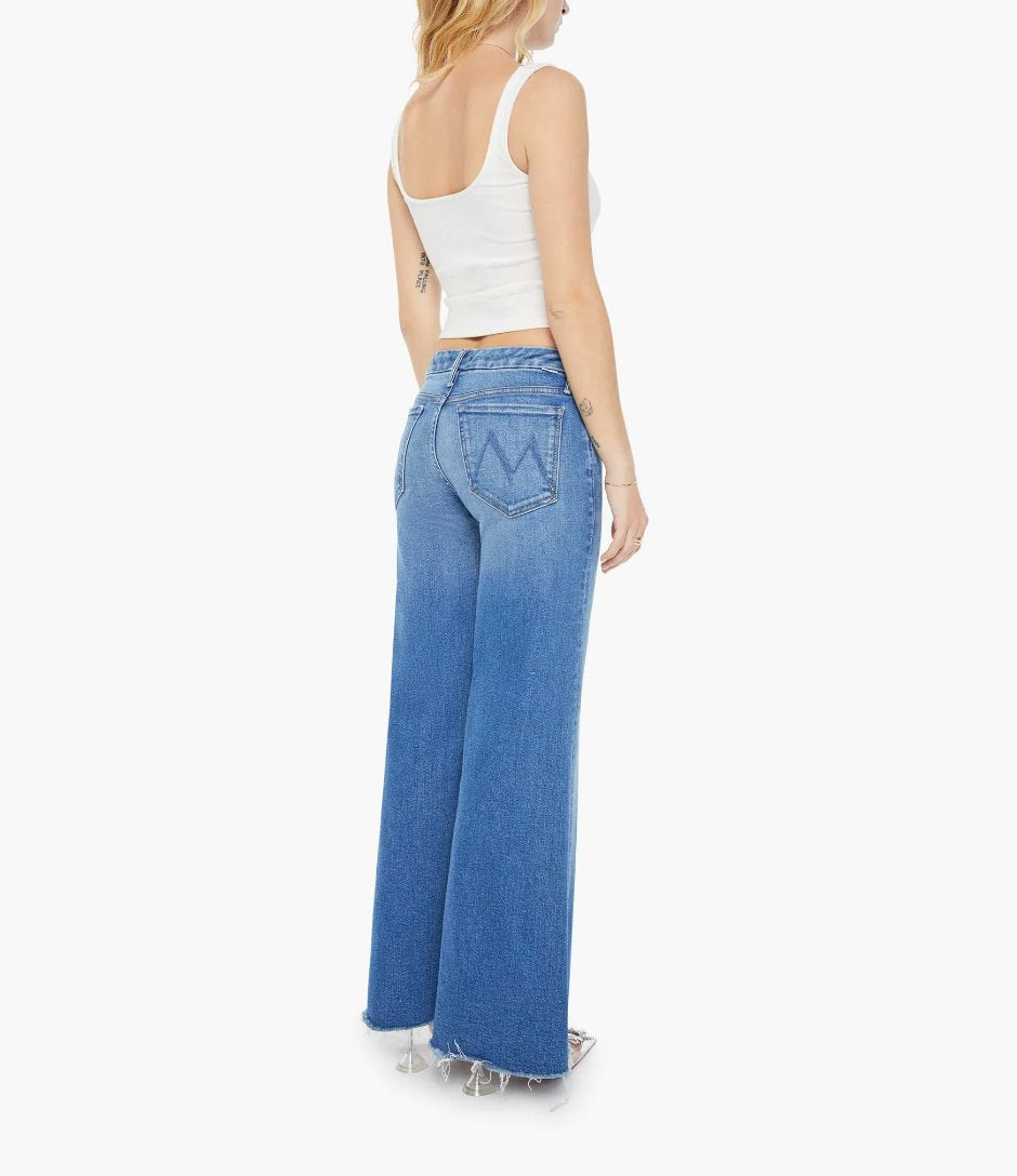 Lil Roller Fray Work Hard Play Hard Denim - Flare & Wide Leg Mother 