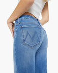 Lil Roller Fray Work Hard Play Hard Denim - Flare & Wide Leg Mother 