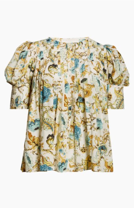 Marion Blouse Flora Tops - Blouses Ulla Johnson 