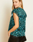 Kaz Emerald Burnout Top Tops - Blouses Caballero 