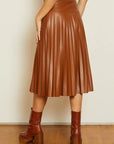 Hendrix Skirt In Tobacco Skirts - Midi Caballero 