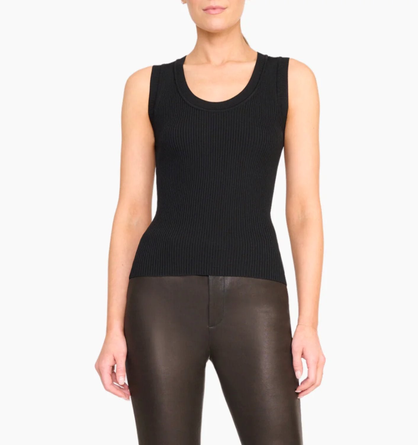 Juliette Top Black Tops - Tanks Staud 