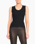 Juliette Top Black Tops - Tanks Staud 