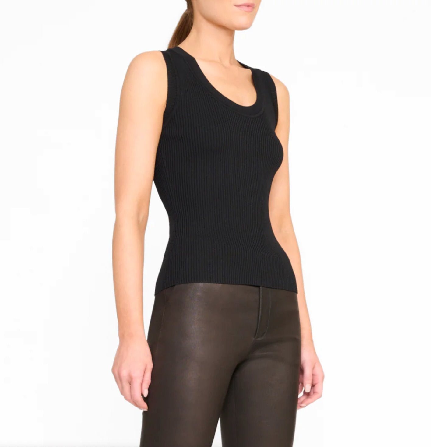 Juliette Top Black Tops - Tanks Staud 