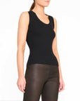 Juliette Top Black Tops - Tanks Staud 