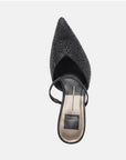 Kanika Crystal Black Metallic Fabric Pumps - High Dolce Vita 