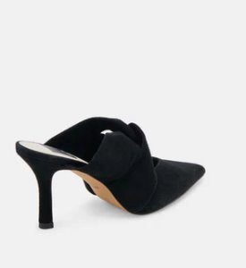 Kelsy Onyx Suede Pumps - High Dolce Vita 