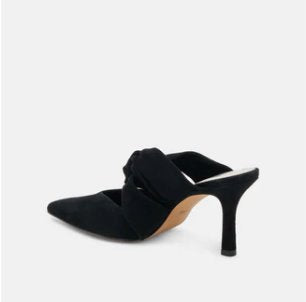 Kelsy Onyx Suede Pumps - High Dolce Vita 