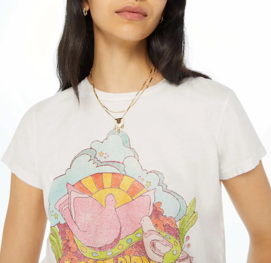 The Boxy Goodie Goodie Love Birds Tops - Tees Mother 