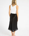 Anya Skirt Black Eyelet Skirts - Midi Rails 