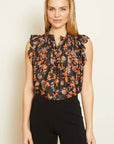 Evelyn Folk Art Fleur Top Tops - Blouses Caballero 