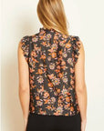 Evelyn Folk Art Fleur Top Tops - Blouses Caballero 