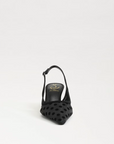 Bianka Slingback Pump Polka Dot Mesh Black