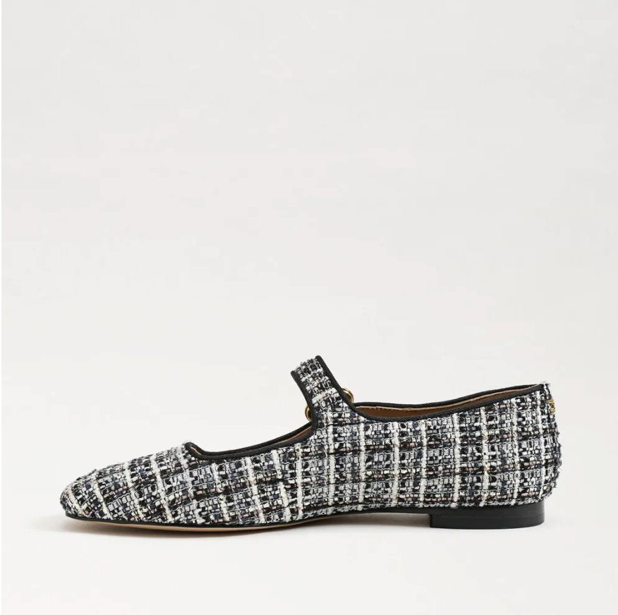 Michaela Mary Jane Flat Black Multi Flats - Ballet Sam Edelman 