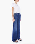 The Hustler Roller Sneak Heirloom Denim - Flare & Wide Leg Mother 