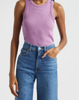 Cropped Jordyn Tank Orchid Dusk