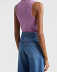 Cropped Jordyn Tank Orchid Dusk