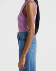 Cropped Jordyn Tank Orchid Dusk