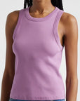 Cropped Jordyn Tank Orchid Dusk Tops - Tanks Veronica Beard 