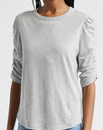 Waldorf Tee Heather Grey Tops - Blouses Veronica Beard 