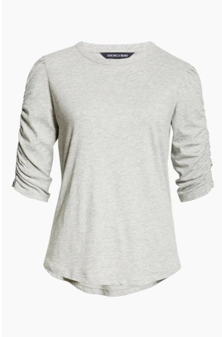 Waldorf Tee Heather Grey Tops - Blouses Veronica Beard 