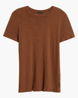 Schoolboy Cotton Crewneck Pecan Brown