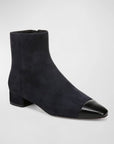 Cecile Bootie Indigo Black Boots - Booties Veronica Beard - Shoes 