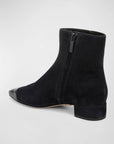 Cecile Bootie Indigo Black Boots - Booties Veronica Beard - Shoes 