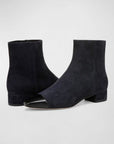 Cecile Bootie Indigo Black Boots - Booties Veronica Beard - Shoes 