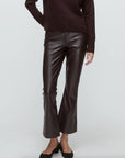 Carson High Rise Ankle Flare Dark Chocolate Denim - Cropped & Ankle Veronica Beard 