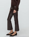 Carson High Rise Ankle Flare Dark Chocolate Denim - Cropped & Ankle Veronica Beard 