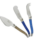 Languiole 3-Piece Cream & Blue Cheese Knife Set Home Decor - Tabletop French Home 