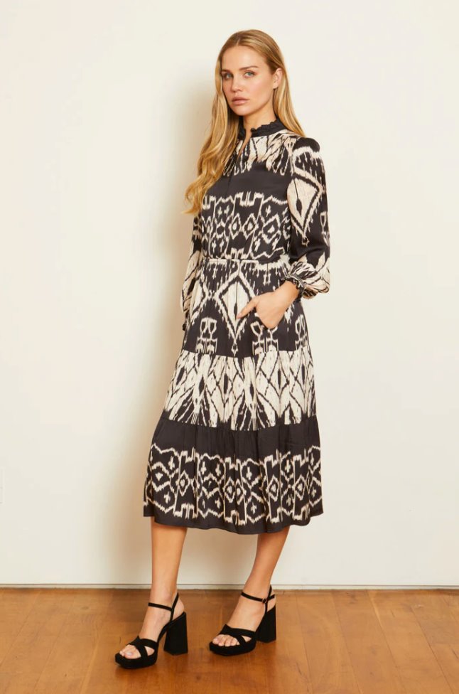 Julie Dress Ikat Tapestry Dresses - Midi Caballero 