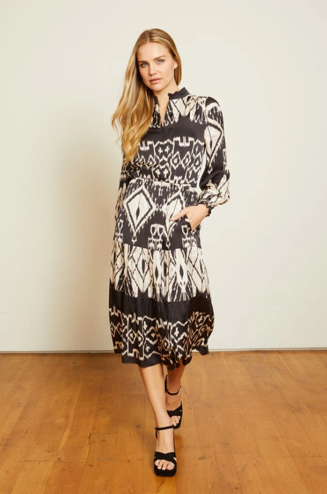 Julie Dress Ikat Tapestry Dresses - Midi Caballero 