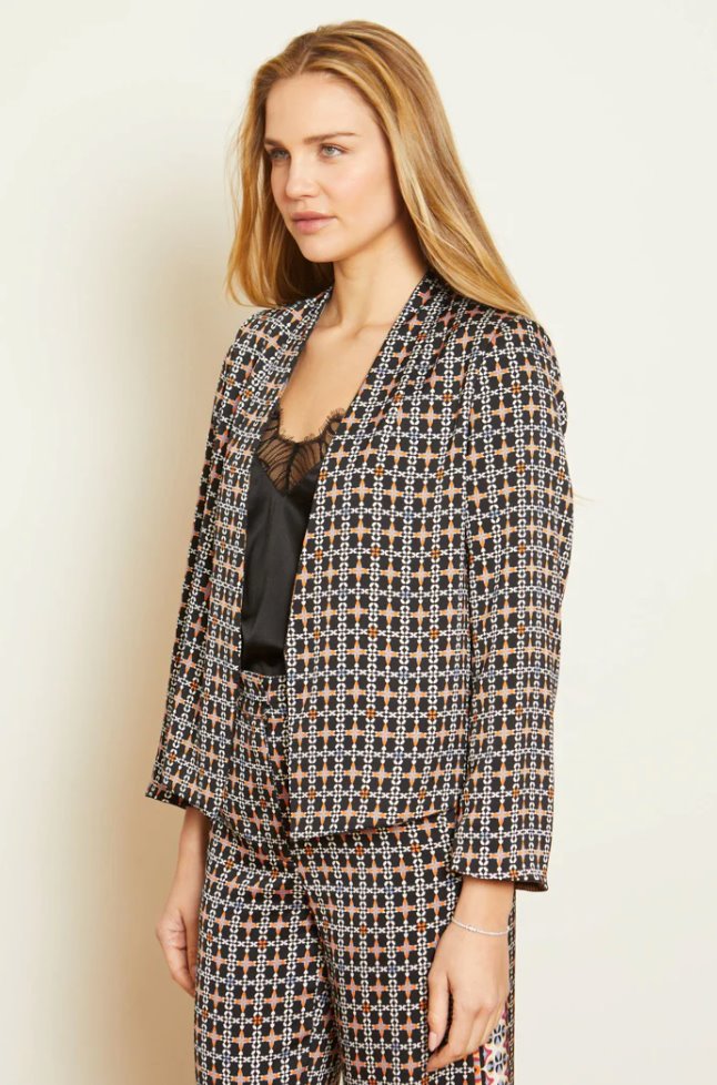 Kinsley Blazer Moderne Geo/Stamped Leopard Jackets - Blazers Caballero 