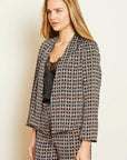 Kinsley Blazer Moderne Geo/Stamped Leopard Jackets - Blazers Caballero 