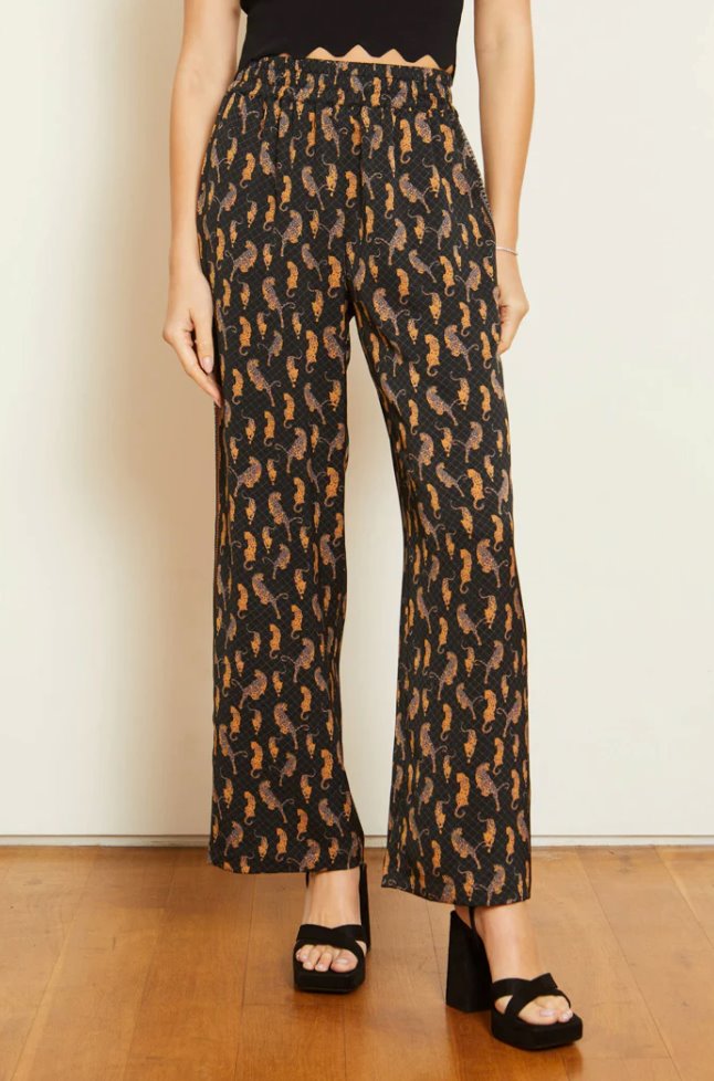 Max Pant Stamped Leopard Pants - Trousers Caballero 