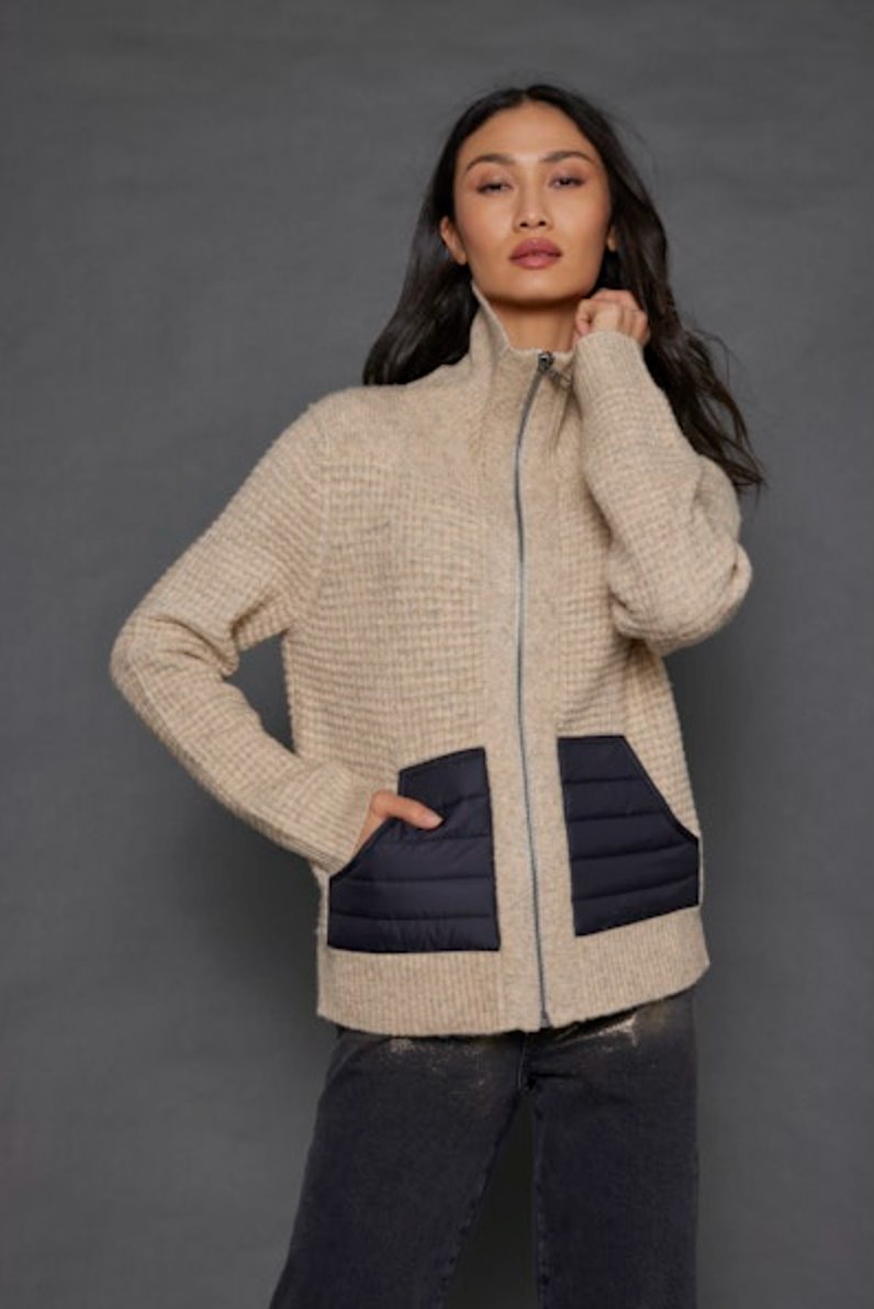 Deep Pockets Oat Outerwear - Longsleeve Lisa Todd 