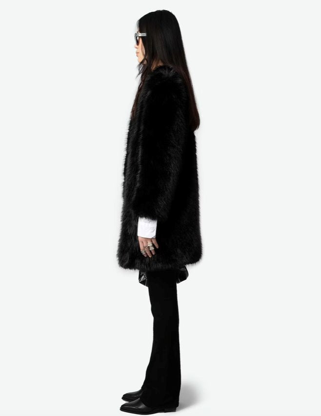 Milas Coat Noir Outerwear - Longsleeve Zadig & Voltaire 