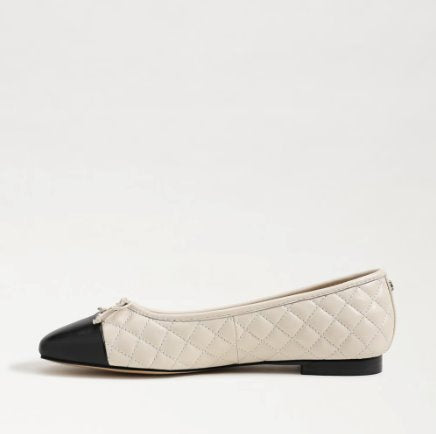 Marilyn Ballet Flat Modern Ivory/Black Flats - Ballet Sam Edelman 